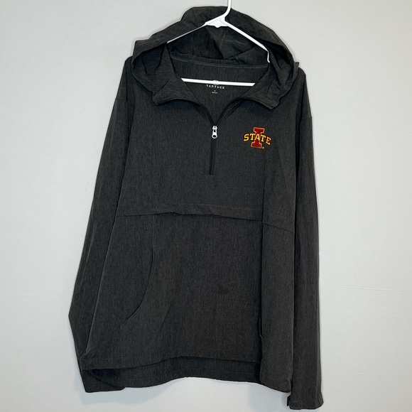Iowa State Cyclones Men’s Grey Stretch Anorak Half-Zip Pullover Jacket Logo XL - Picture 2 of 15
